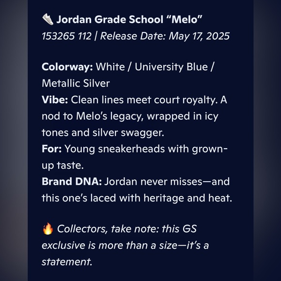 Air Jordan 12 Retro GS 'Melo' 2025 - Picture 5 of 7